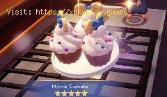 Cómo hacer cupcakes de Minnie en Disney Dreamlight Valley