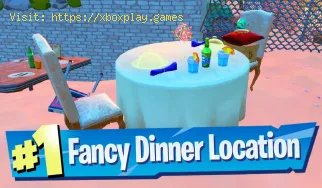 Fortnite: dónde servir una cena elegante de palo de pescado en un res