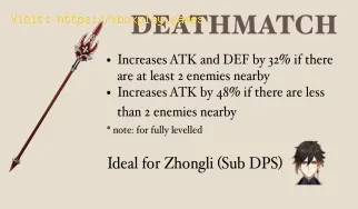 Genshin Impact: Wie man eine Deathmatch-Waffe bekommt