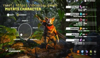 Biomutant: Comment personnaliser un personnage