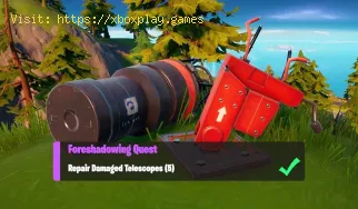 Fortnite: dónde reparar telescopios dañados en el Capítulo 2 Tempor