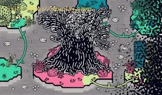 Chicory A Colorful Tale: dónde encontrar el árbol corrupto