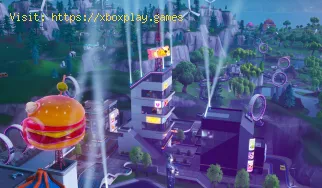 Fortnite Fortbyte 100: le plus haut étage du plus haut bâtiment.