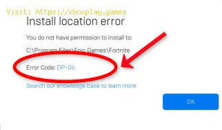 Fortnite: Cómo reparar el error DP-06 durante la descarga en Windows 