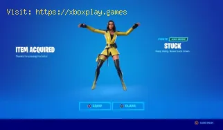 Fortnite: cómo obtener el Emote atascado