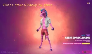 Fortnite: Cómo desbloquear el Skin de unicornio Fabio Sparklemane