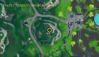 Fortnite Fortbyte 23 location - Camping RV, une station-service et une