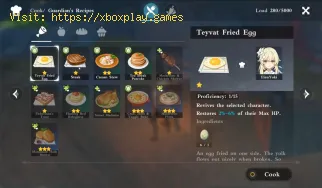 Genshin Impact: Rezepte kaufen
