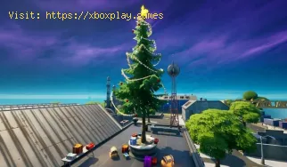 Fortnite: Where to find a treasure chest under a holiday tree in Chap