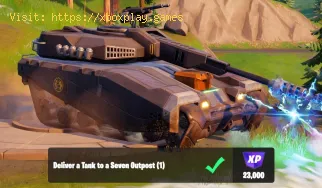 Fortnite: Cómo entregar un tanque a un puesto de avanzada de siete