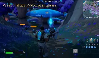 completar la carrera de obstáculos de hongos Fortnite Dragon Ball