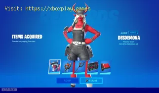 Cómo conseguir la Skin de Desdémona en Fortnite