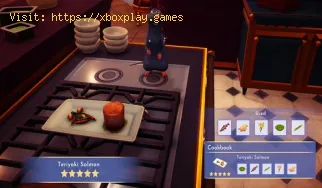 Cómo hacer Salmón Teriyaki en Disney Dreamlight Valley