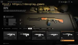 Mejor Loadout de RPK en Warzone 2 temporada 1