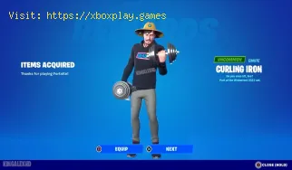 How to get Curling Iron Emote in Fortnite