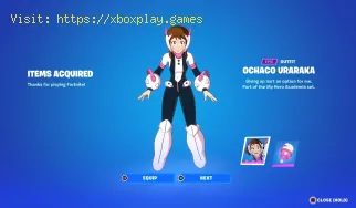 How To Get Ochaco Uraraka Skin in Fortnite