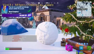 How to Pop Out of a Giant Snowball and Damage Players Within 10 Second