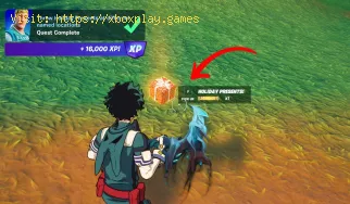 Come lanciare regali per le feste a Named in Fortnite