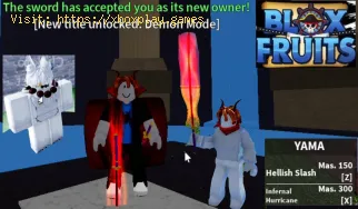 Cómo obtener Yama en Blox Fruits