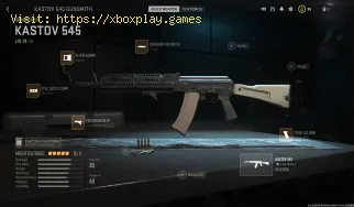 la meilleure classe de Kastov 545 dans la saison 2 de Modern Warfare 2