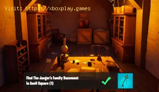 Wie finde ich den Keller der Familie Jaeger auf dem Anvil Square in Fo