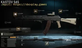 mejor clase de Kastov 545 en Warzone 2 temporada 3