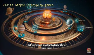Outer Worlds: wie man die Karte sieht