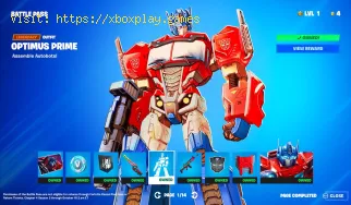 Wie bekomme ich das Optimus Prime-Outfit in Fortnite Kapitel 4, Staffe