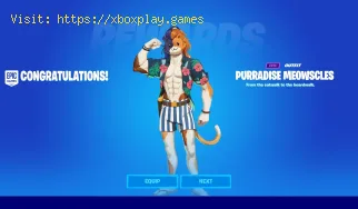 Wie bekomme ich den Purradise Meowscles-Skin in Fortnite?