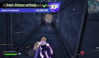Wie kann man eine Distanz vertikal in Fortnite zurücklegen?