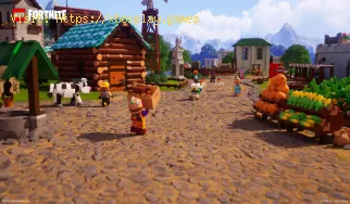 Como recrutar aldeões em LEGO Fortnite