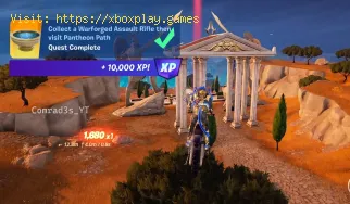 Comment trouver le chemin vers le Panthéon dans Fortnite
