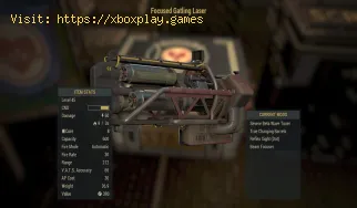 Come ottenere il laser Gatling in Fallout 76