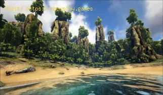 Vieni a trovare la grotta del bottino in ARK Survival Ascended Il Cent