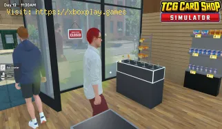 Was tun mit stinkenden Kunden in TCG Card Shop Simulator?