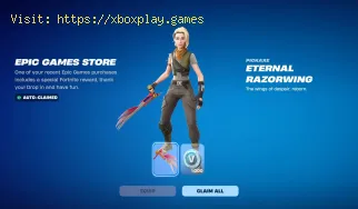 Comment obtenir la pioche Aile-rasoir éternelle gratuite dans Fortnit