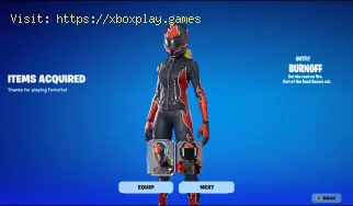Comment débloquer gratuitement le skin Burnoff dans Fortnite