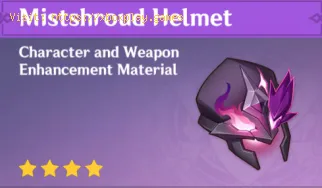 Come ottenere l'Elmo Mistshroud in Genshin Impact