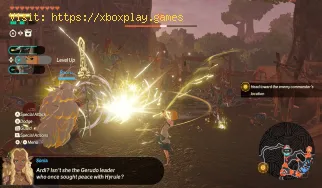 Wie man eine Handlungszeit in Hyrule Warriors Age of Imprisonment absc