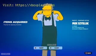 Dove trovare Moe in Fortnite Simpsons