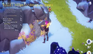 Emplacement de l'ancienne corde tressée dans Disney Dreamlight V