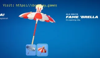 Comment obtenir le parapluie Fame dans Fortnite Chapitre 7 Saison 1