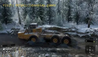 Snowrunner: Como obter o Caterpillar 745C