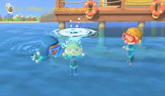 Animal Crossing New Horizons: Comment débloquer la natation et la plongée