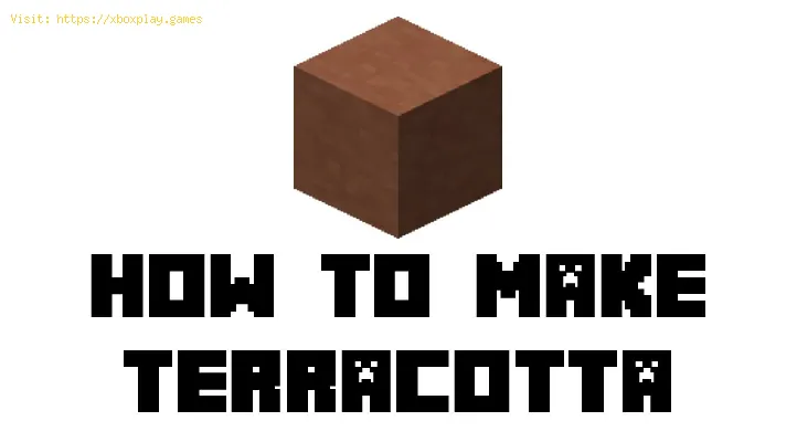 Minecraft テラコッタの作り方