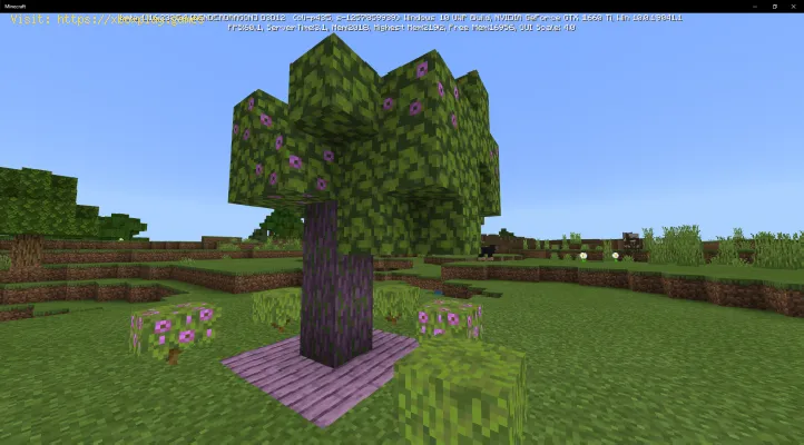 Minecraft つつじの木の入手方法