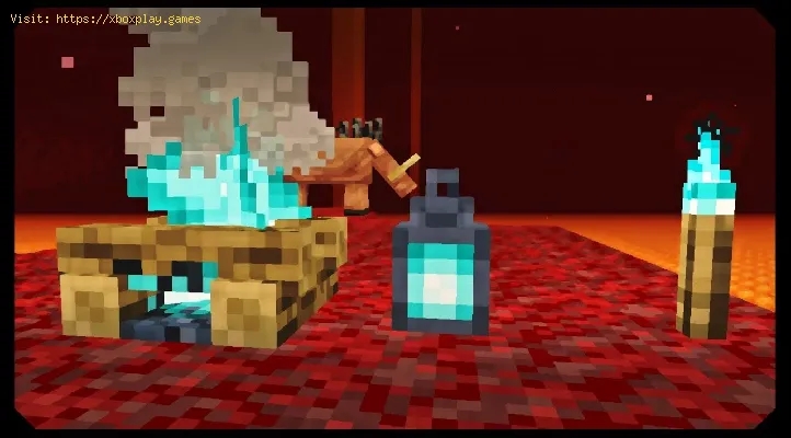 Minecraft Nether 魂のたき火を作る方法