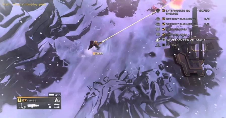 Guide HELLDIVERS: Comment utiliser le phare de distraction 3