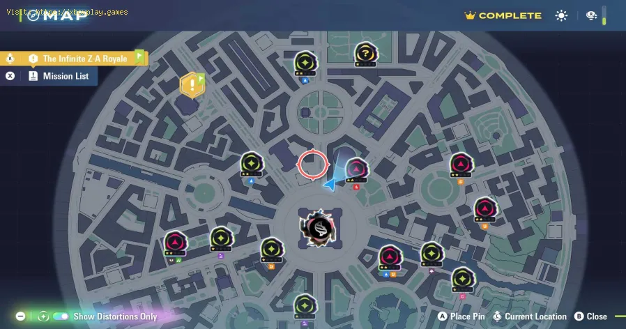 Zone selvagge dell'iperspazio in Pokemon Legends Z-A 2