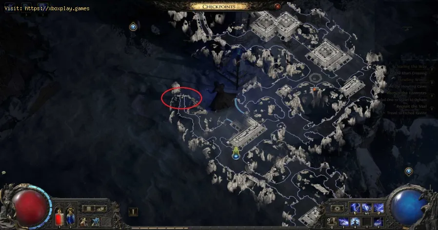 Path of Exile 2のユニークベンダーを見つける場所 2